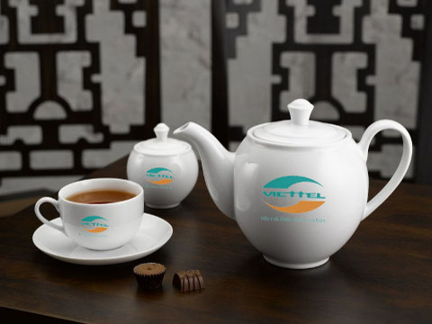 Bộ Trà Minh Long 0.8 L Camelia Giá In Logo Viettel