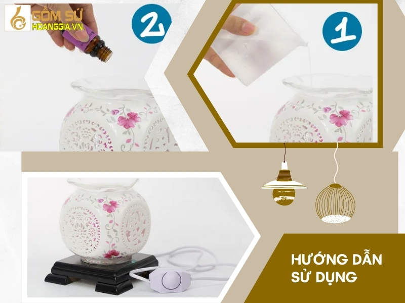 Hướng dẫn sử dụng đèn xông tinh dầu