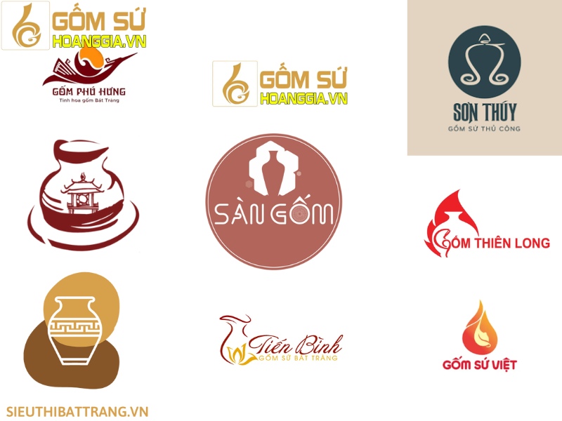 Kho 100+ mẫu logo gốm sứ Bát Tràng đẹp, ấn tượng