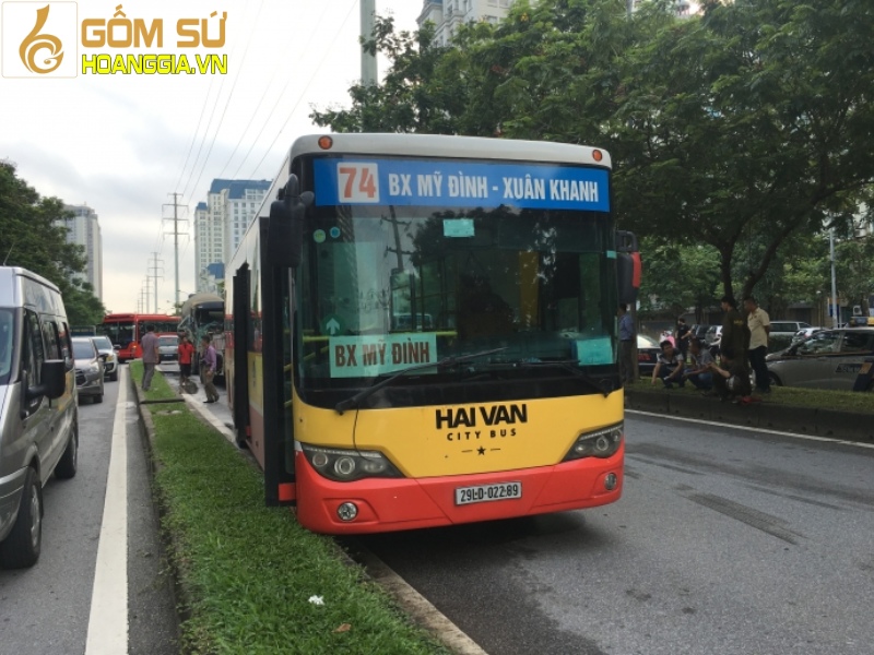 Một số tuyến xe bus đi Bát Tràng phổ biến