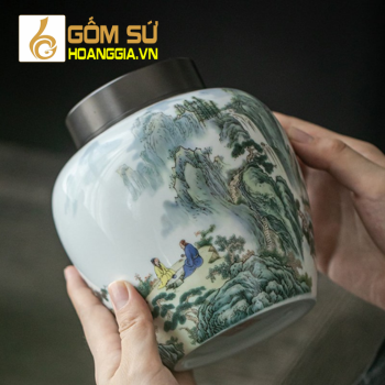 Hũ trà hiện đại