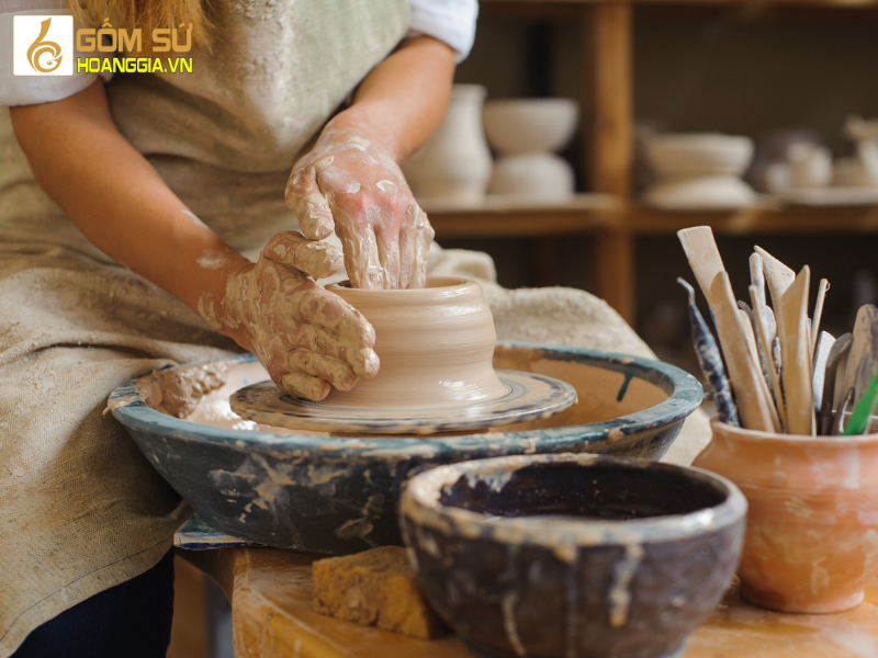 Quy trình sản xuất ly gốm handmade