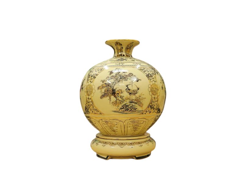 2. Bình hút lộc gốm Chu Đậu Tứ Cảnh Hà Nội 24+ mẫu bình tài lộc quà tặng 2/9 cao cấp 2025