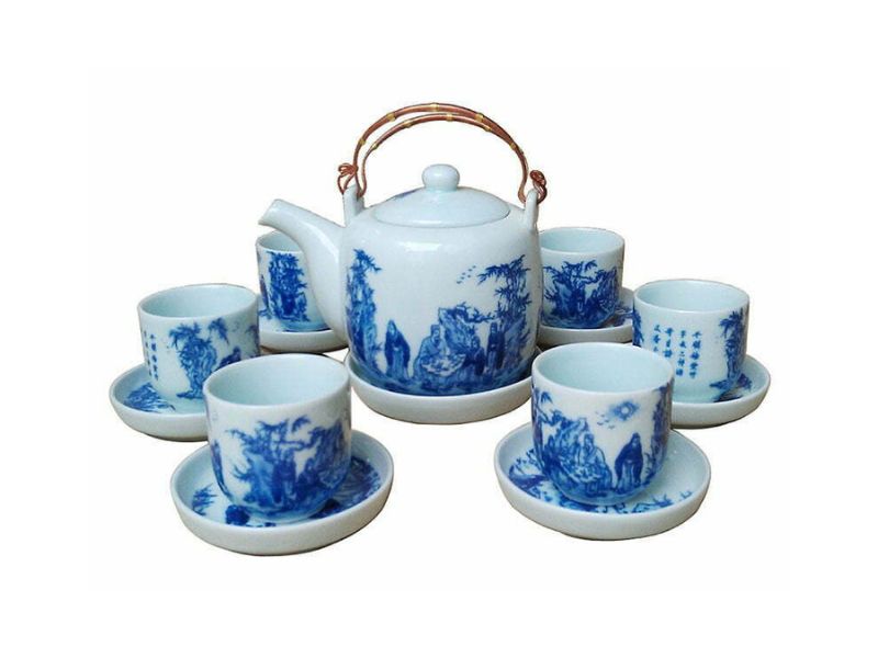 Bộ ấm chén Bát Tràng men rạn tứ quý 72+ mẫu bộ ấm chén bát tràng men rạn đẹp rẻ 2025