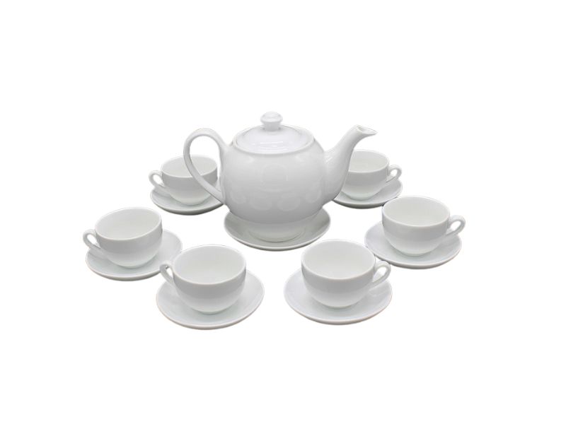 Bộ ấm chén Minh Long Magnolia trắng 41+ mẫu ấm chén sứ trắng minh long đẹp cao cấp 2025