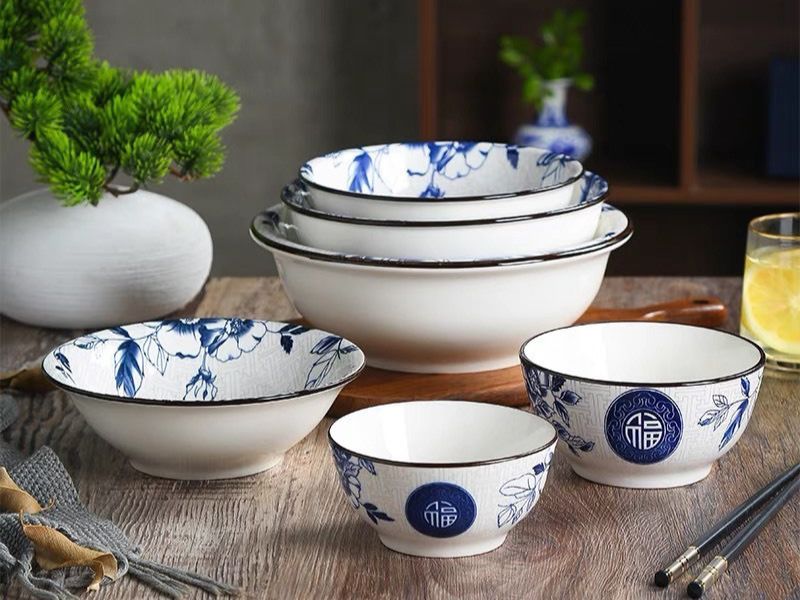 Bộ đồ ăn Bát Tràng chữ thư pháp 50+ mẫu bộ đồ ăn bát tràng đẹp rẻ 2025