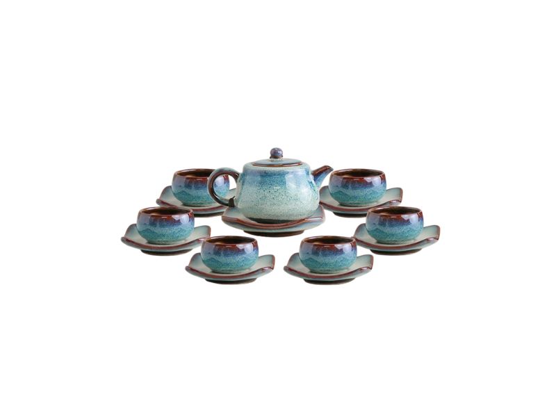 Hướng dẫn chọn mẫu bộ ấm chén Bát Tràng hỏa biến phù hợp 48+ mẫu bộ ấm chén bát tràng hỏa biến đẹp rẻ 2025