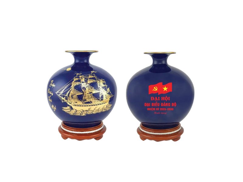Lợi ích khi chọn mẫu bình tài lộc quà tặng đại hội tại Gốm Sứ Hoàng Gia 54+ mẫu bình tài lộc quà tặng đại hội đẹp sang trọng 2025