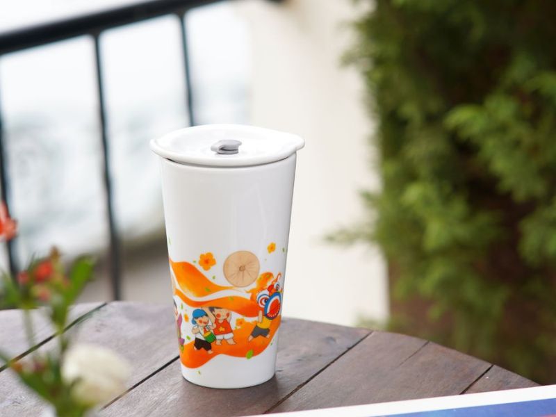 Ly sứ nắp silicon thời trang 33+ mẫu ly sứ bát tràng đẹp rẻ 2025