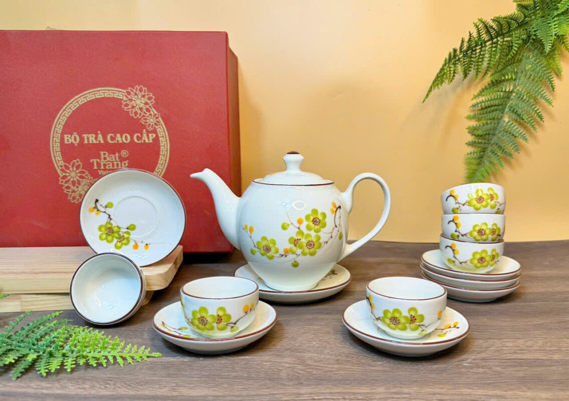 Bộ Ấm Trà MĐ VCV In Logo