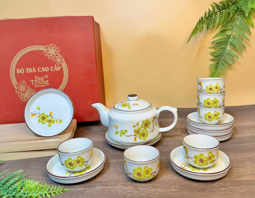 Bộ Ấm Trà MĐ VCV In Logo