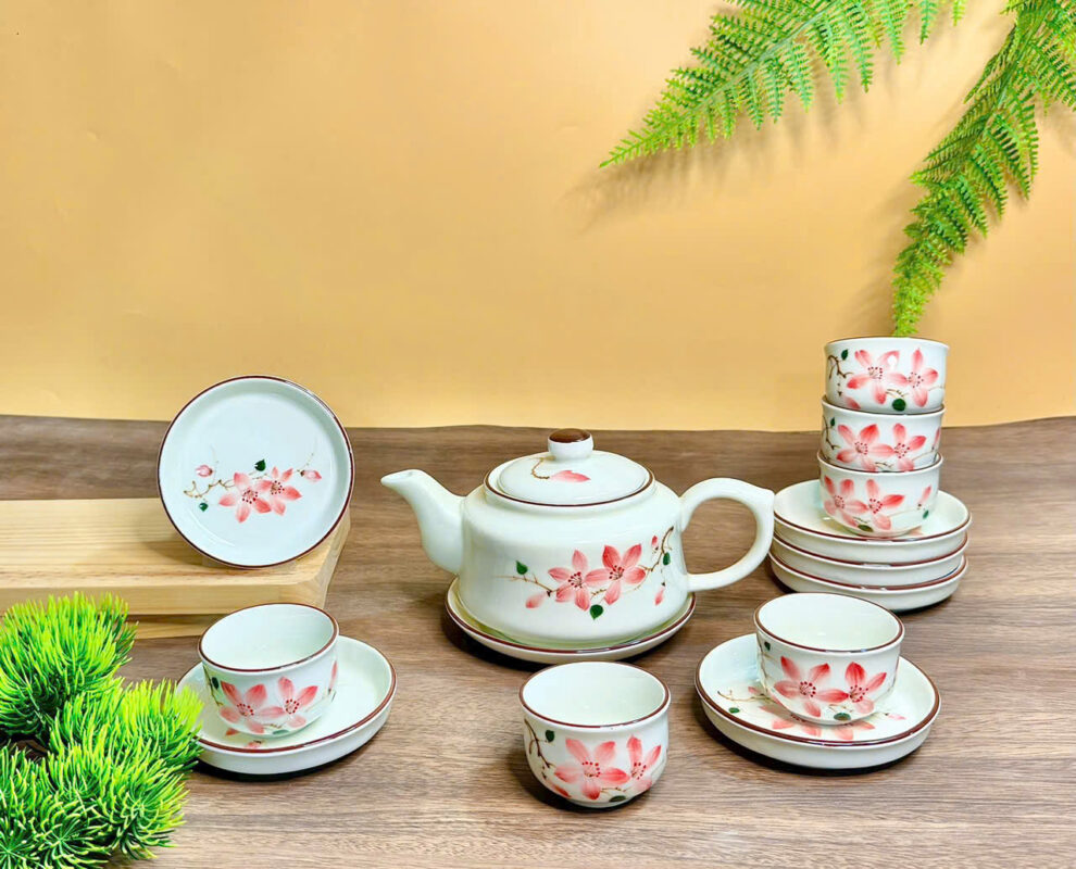 Bộ Ấm Trà MĐ VCV In Logo