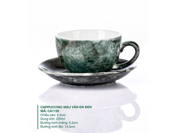 Alternative view of Ly Cappuccino Màu Vân Đá Đen 220ml