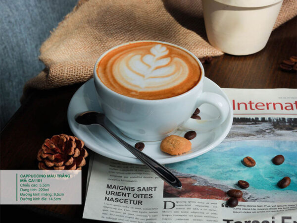 Alternative view of Ly Cappuccino Màu Trắng 220ml