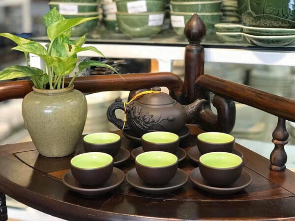 Alternative view of Bộ Trà Đất Đỏ Sen Đắp Nồi