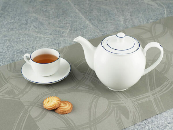 Alternative view of Bộ Trà Camellia Kẻ Chỉ Xanh Dương 1.1L