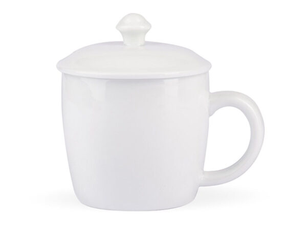 Alternative view of Cốc Sứ Lùn 300ml + Nắp